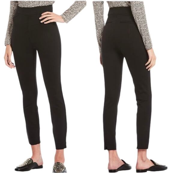 Spanx NWT The Perfect Black Pant Backseam Skinny Size M Pull-On Shaping Ponte - Picture 1 of 11